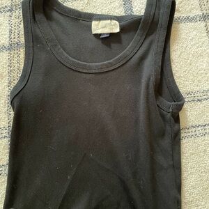 Universal Thread Black Fitted Tank Top